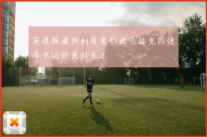 英媒报道热刺有意引进范赫克因德泽尔比的良好关系